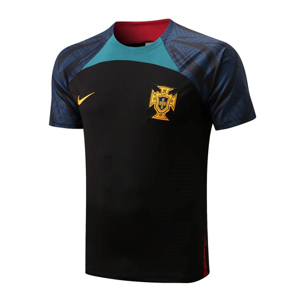 Maillot Entrenamien Portugal 2022-23 Noir Bleu